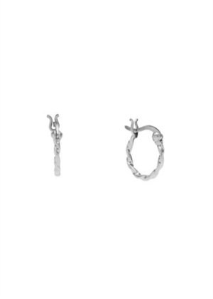 Emma hoops Silver Pico 